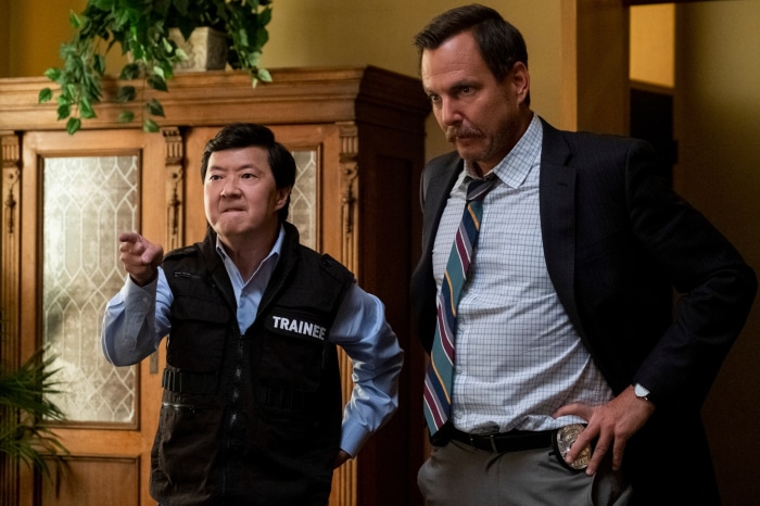 Ken Jeong and Will Arnett in Murderville