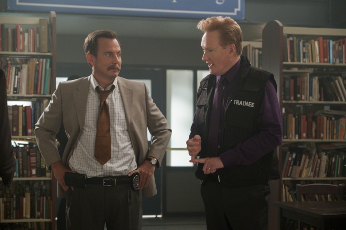 Will Arnett and Conan O'Brien in Murderville