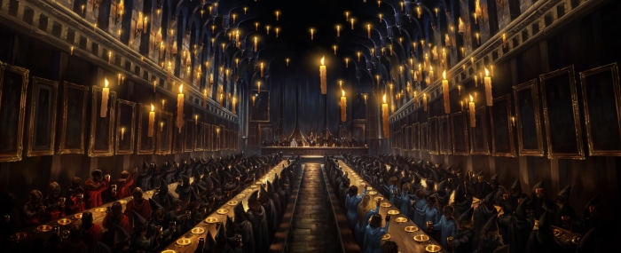 Hogwarts Great Hall Mourning Cedric
