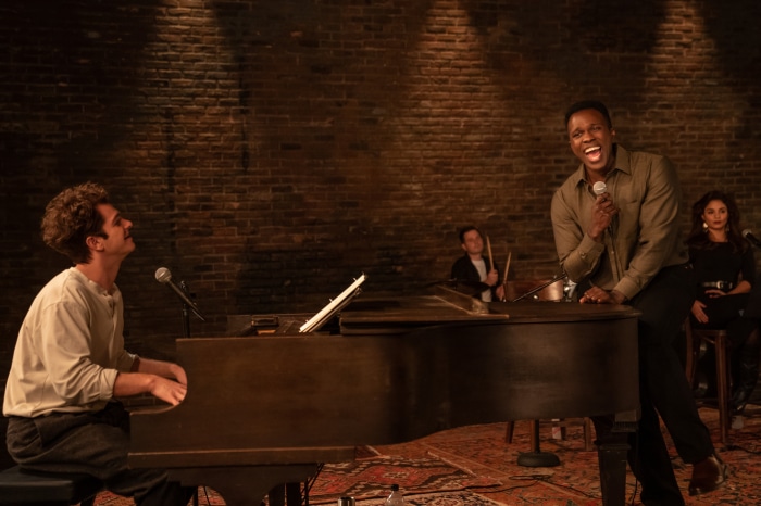 Andrew Garfield and Joshua Henry from Tick, Tick...BOOM!