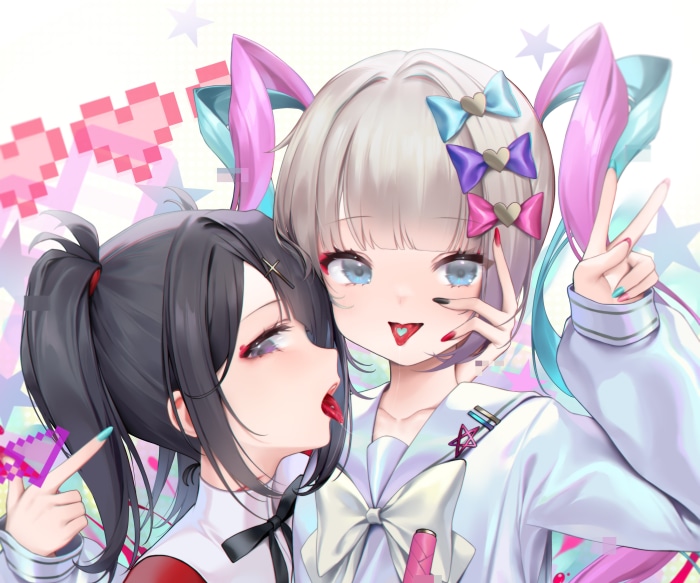 OMGkawaiiAngel-chan and Ame-chan from Needy Girl Overdose