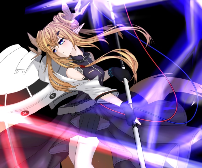 Leizi from Arknights 4K