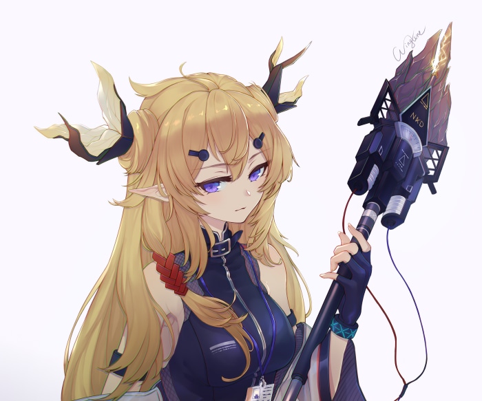 Leizi from Arknights 4K