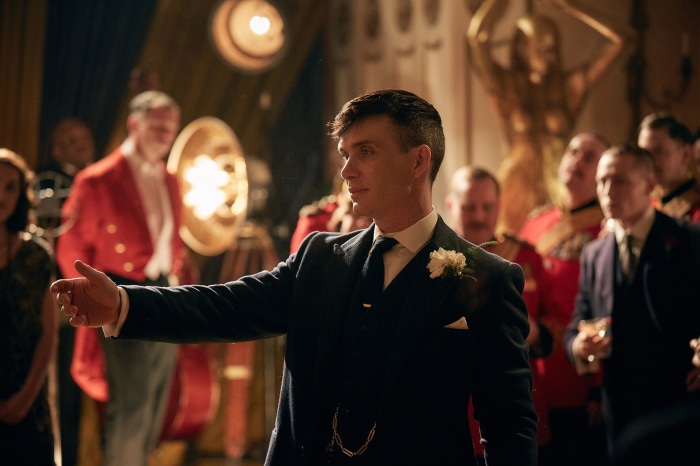 Thomas Shelby from Peaky Blinders in a suit