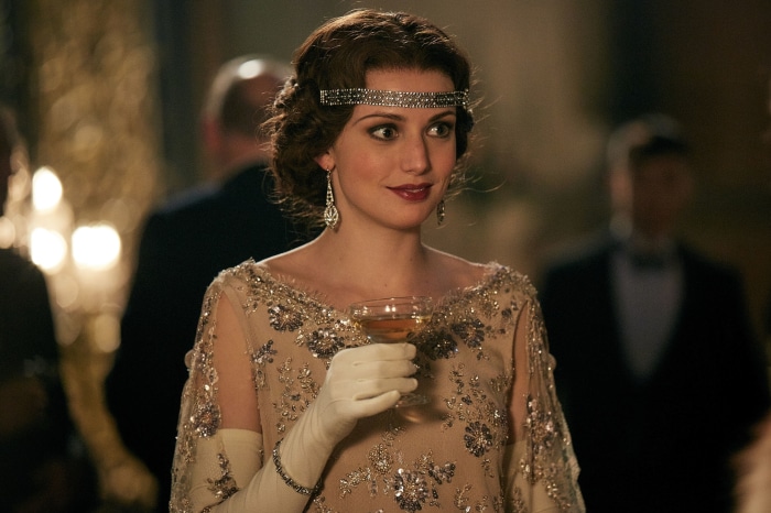 Woman in beaded dress from Peaky Blinders