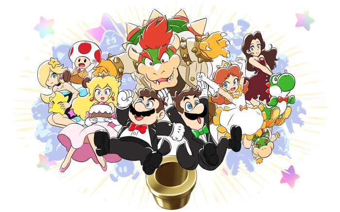 Super Mario Bros. Characters in Formal Attire
