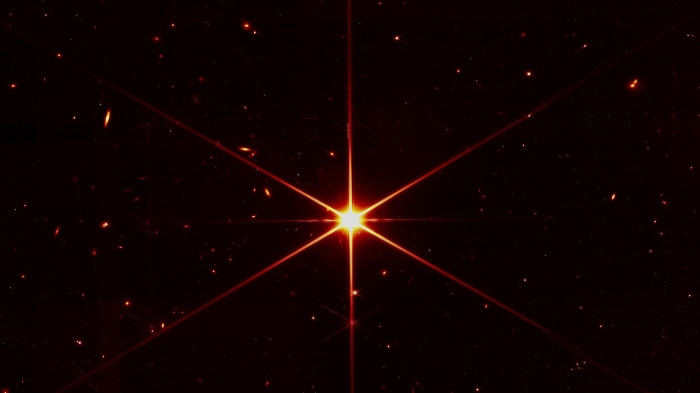 James Webb Telescope alignment image