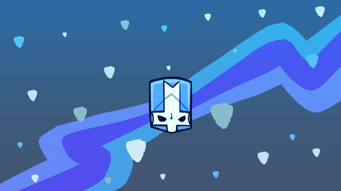 Blue Knight in a Snowstorm