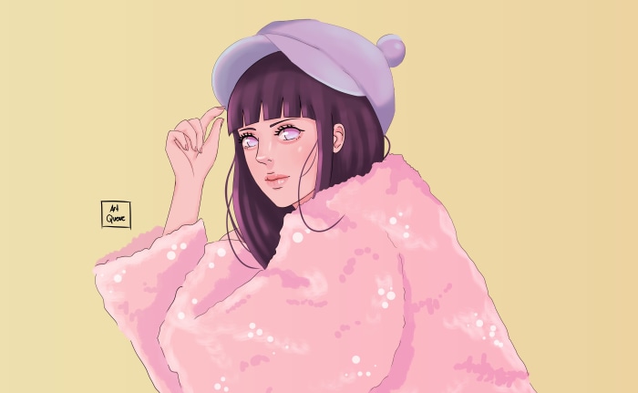Hinata Hyuga from Naruto 4K