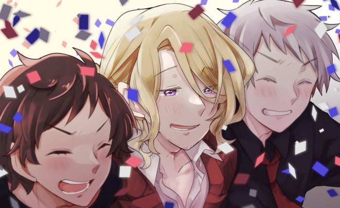 France, Prussia, and Spain from Hetalia