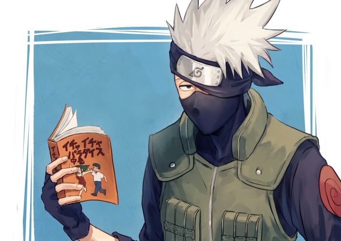 Kakashi Hatake reading Icha Icha Paradise