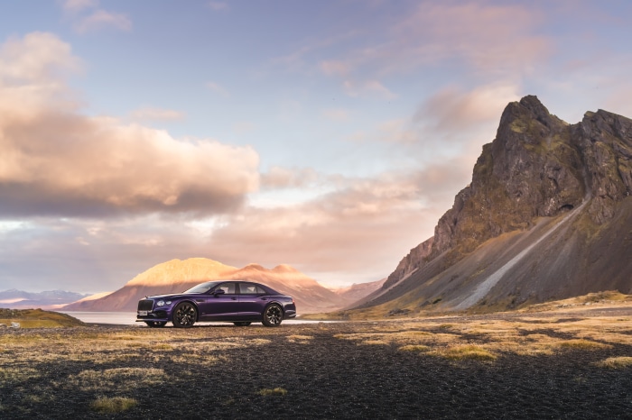 Bentley Flying Spur 4K in Icelandic Landscape