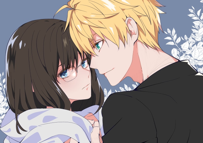 Ayaka Sajyou and Saber from Fate/Prototype