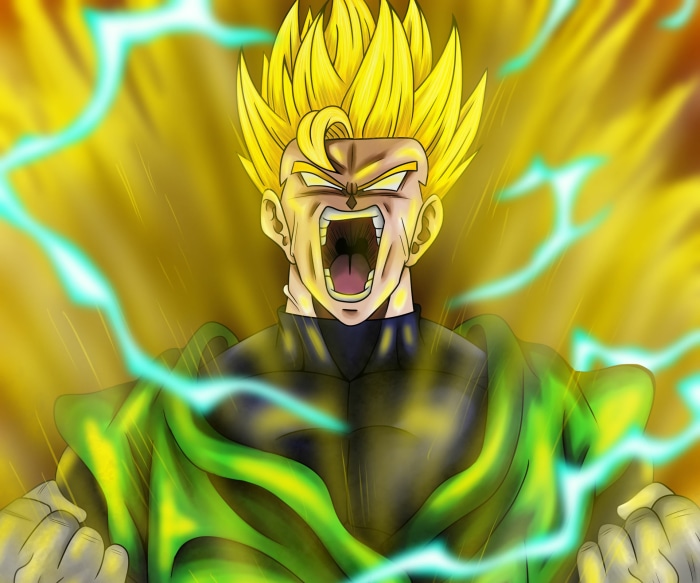 Super Saiyan 2 Gohan from Dragon Ball Z
