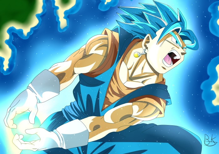 Vegito Super Saiyan Blue from Dragon Ball Super 4K
