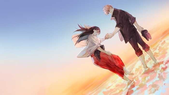 Utahime Iori and Satoru Gojo from Jujutsu Kaisen