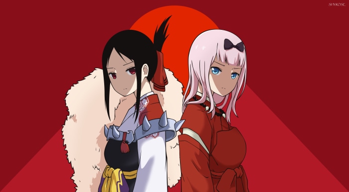 Kaguya Shinomiya and Chika Fujiwara from Kaguya-sama: Love Is War 4K