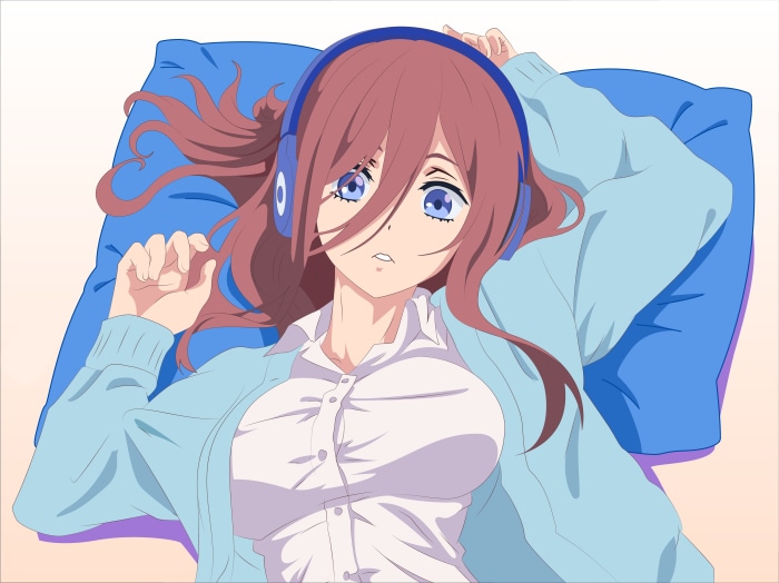 Miku Nakano from The Quintessential Quintuplets 4K