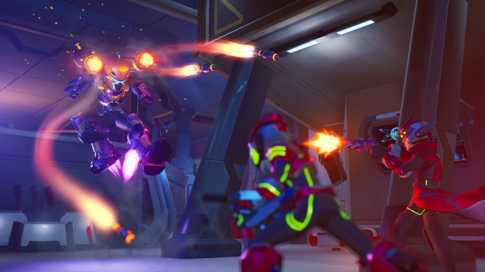 Project Xandata characters in combat