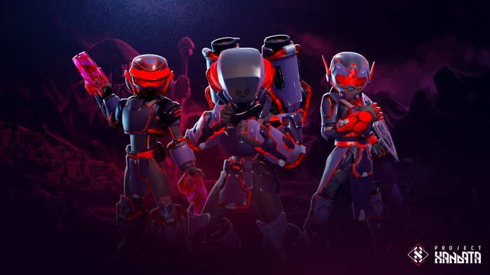Project Xandata characters in futuristic armor