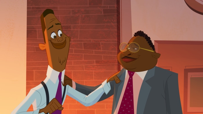Oscar Proud and Uncle Bobby from The Proud Family: Louder and Prouder