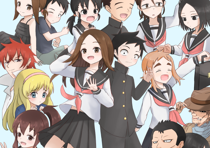 Karakai Jouzu No Takagi-san Characters Group