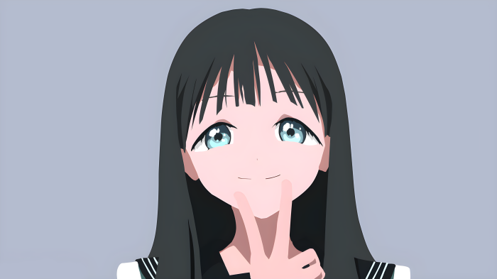 Komichi Akebi from Akebi's Sailor Uniform 4K
