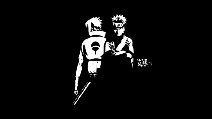 Sasuke Uchiha and Naruto Uzumaki from Naruto