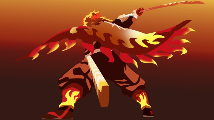 Kyojuro Rengoku from Demon Slayer 4K