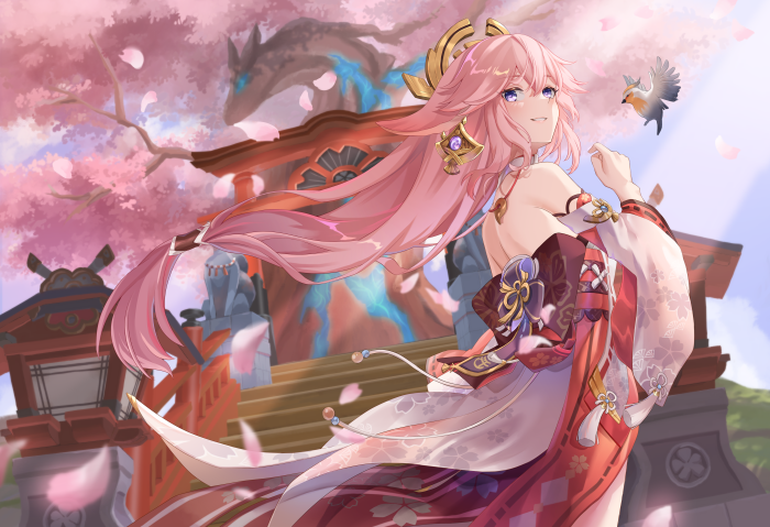 Yae Miko from Genshin Impact 4K