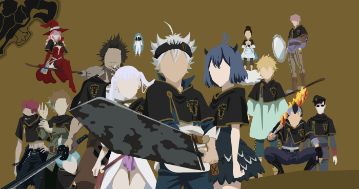 Black Clover Characters Group 4K Art