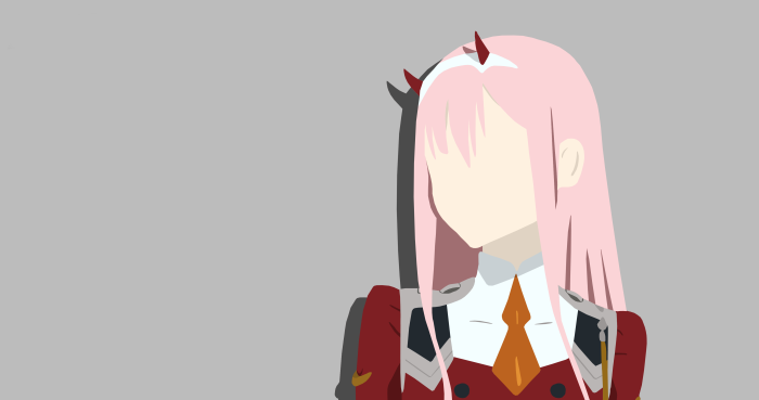 Zero Two from Darling in the FranXX 4K