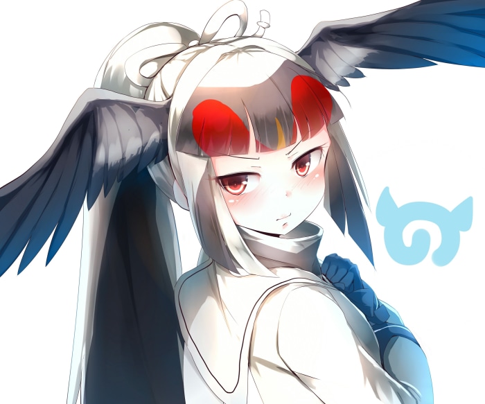 White-naped Crane from Kemono Friends