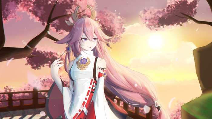 Yae Miko from Genshin Impact 4K
