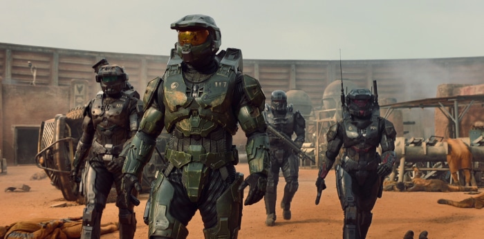 Master Chief and Spartans from Halo