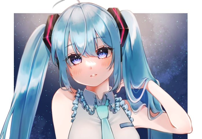 Hatsune Miku from Vocaloid