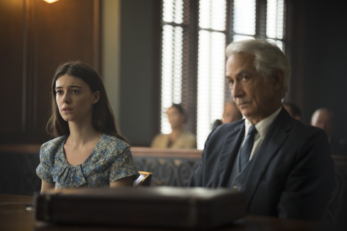 Kya Clark and Lawyer in Courtroom