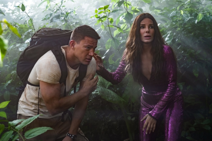 Sandra Bullock and Channing Tatum in The Lost City