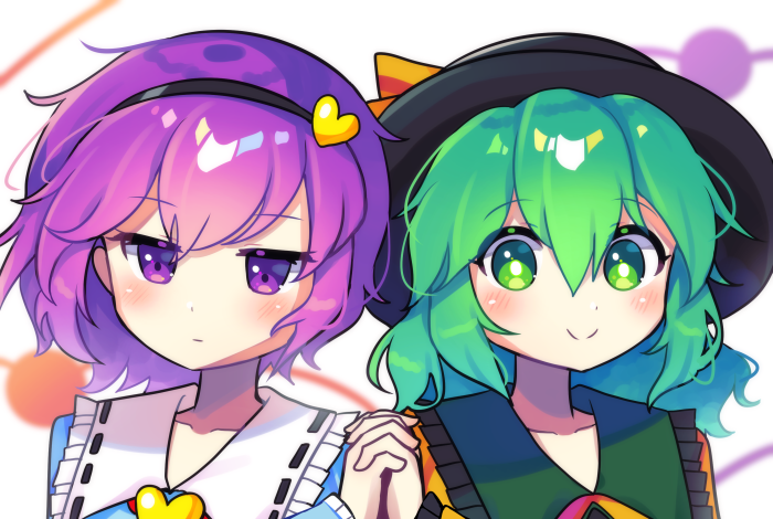 Satori Komeiji & Koishi Komeijiby Offbeat, Koishi Komeiji, Satori ...