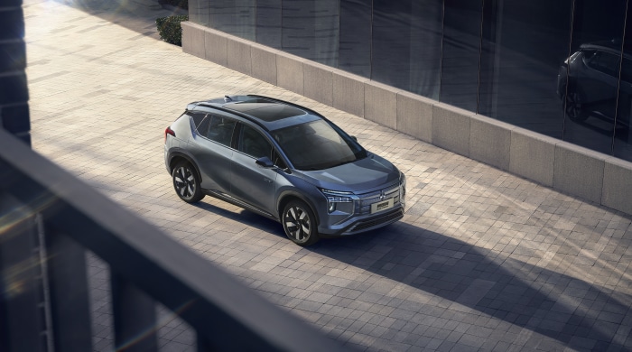 Mitsubishi Airtrek electric SUV parked on paved area