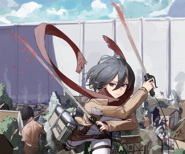 Mikasa Ackerman from Attack on Titan