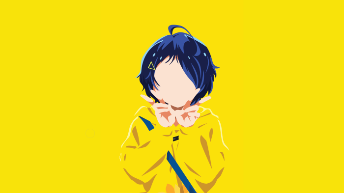 Ai Ohto from Wonder Egg Priority 4K Minimalist