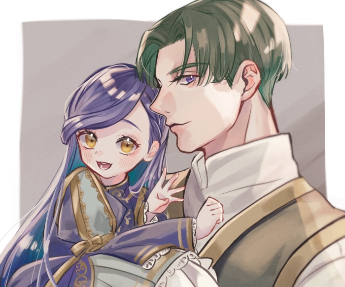 Myne and Ferdinand from Ascendance of a Bookworm