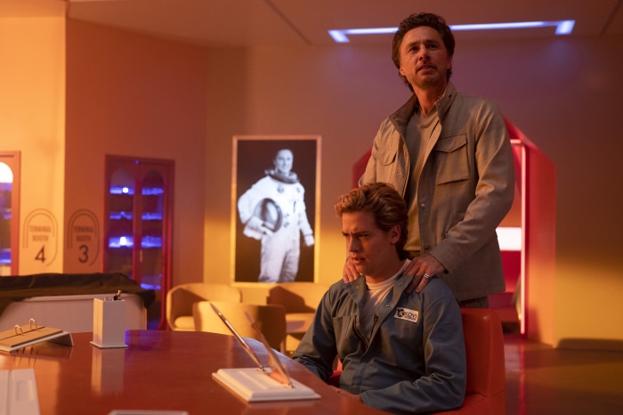 Zach Braff and Cole Sprouse in Moonshot