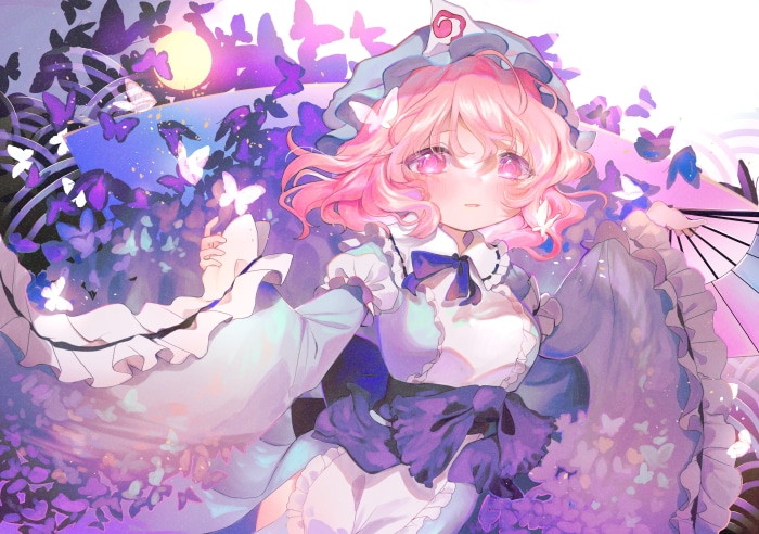 Touhou 4K, Yuyuko Saigyouji, HD Wallpaper | Rare Gallery