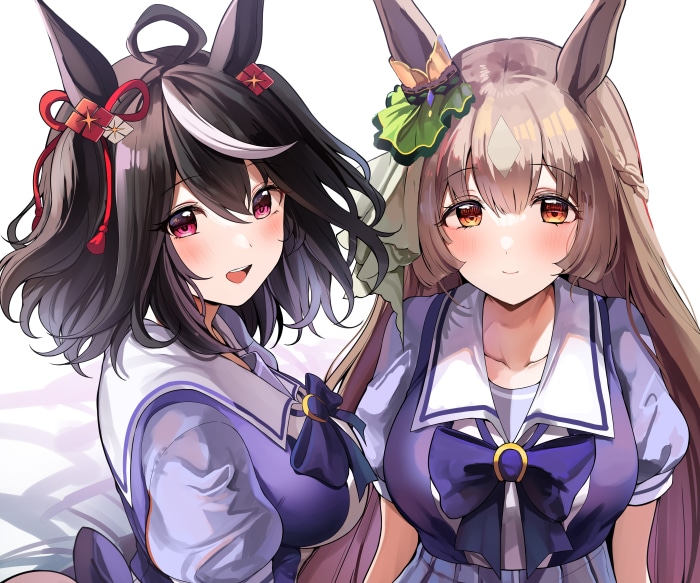 Satono Diamond and Kitasan Black from Uma Musume: Pretty Derby 4K