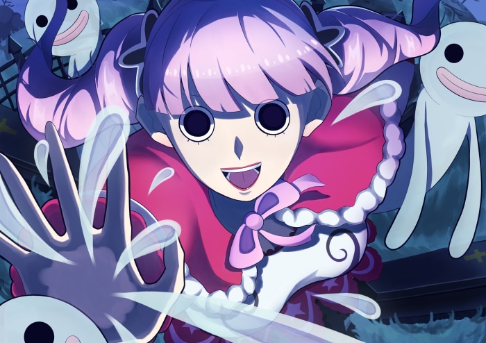 Perona from One Piece with ghosts