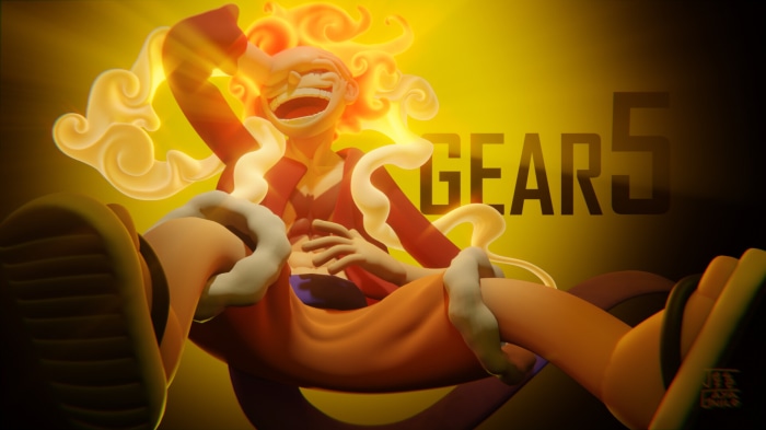 Monkey D. Luffy in Gear 5 from One Piece