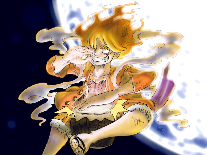 Monkey D. Luffy in Gear 5 from One Piece