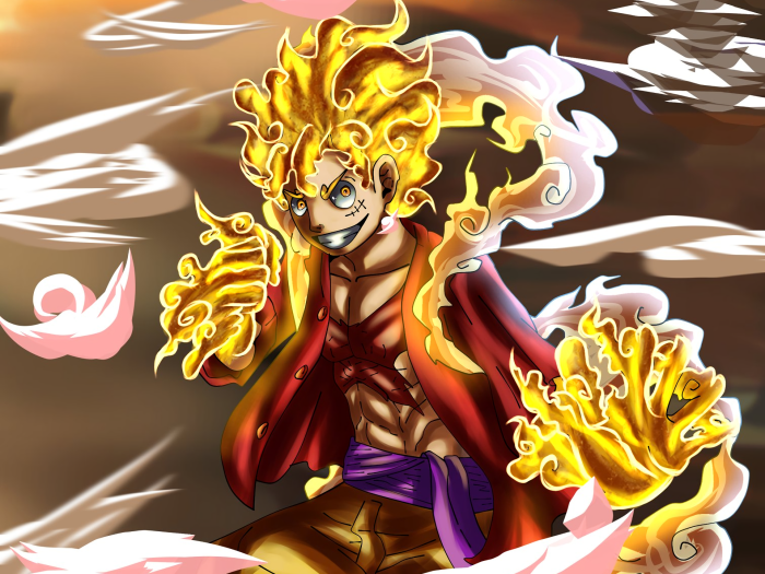 Monkey D. Luffy in Gear 5 from One Piece